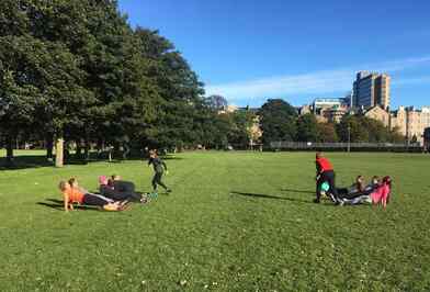 Boot camp for women Edinburgh Meadows