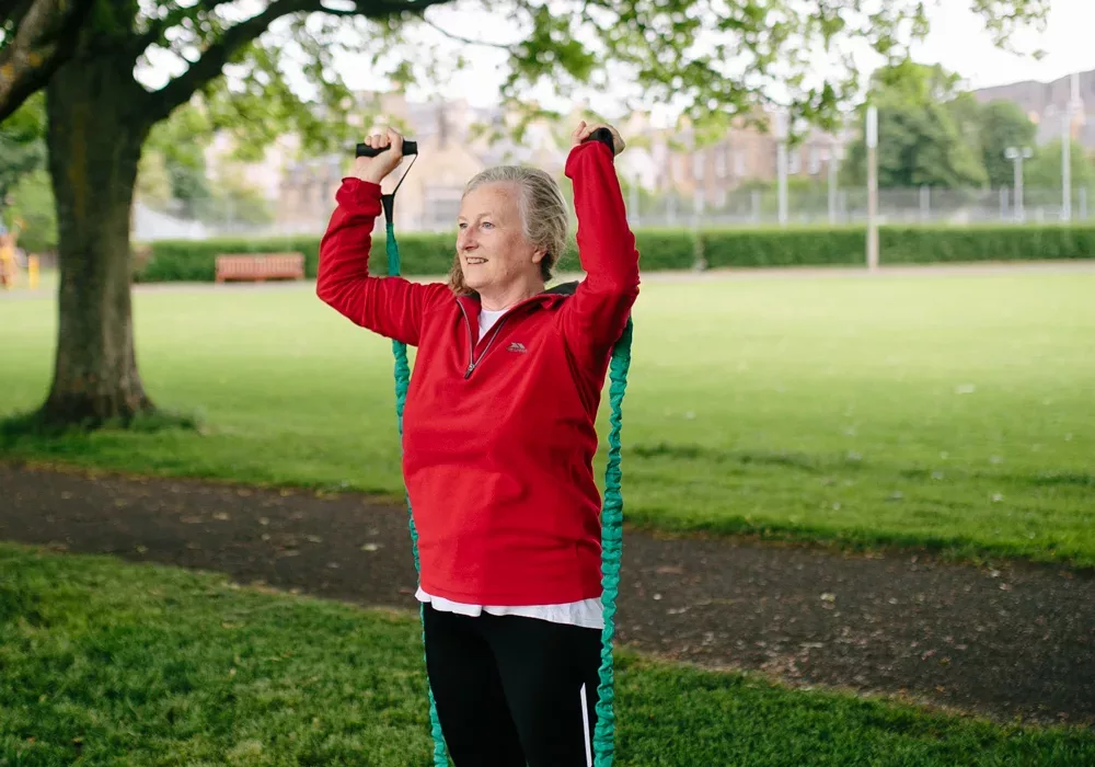 Edinburgh outdoor exercise low impact class low impact class for women Edinburgh